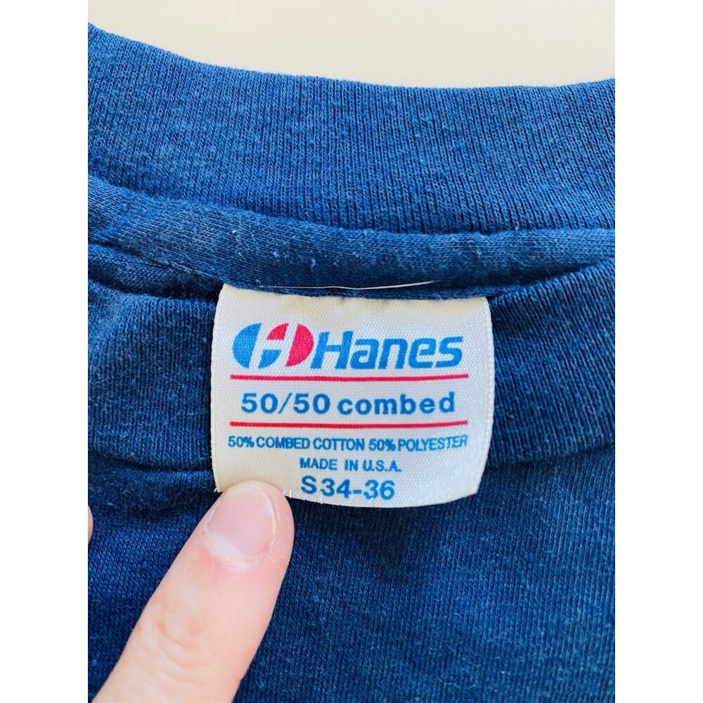 Vintage '82 Gilly's Annual Bop Till You Drop Non Stop T-shirt Size XS Hanes USA - Picture 5 of 8